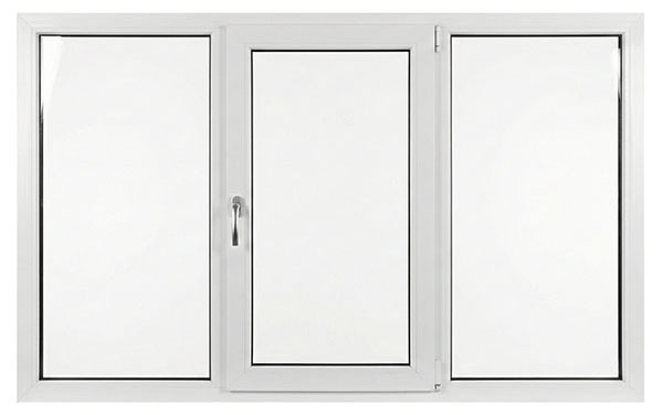 Пластиковое окно 3 створки